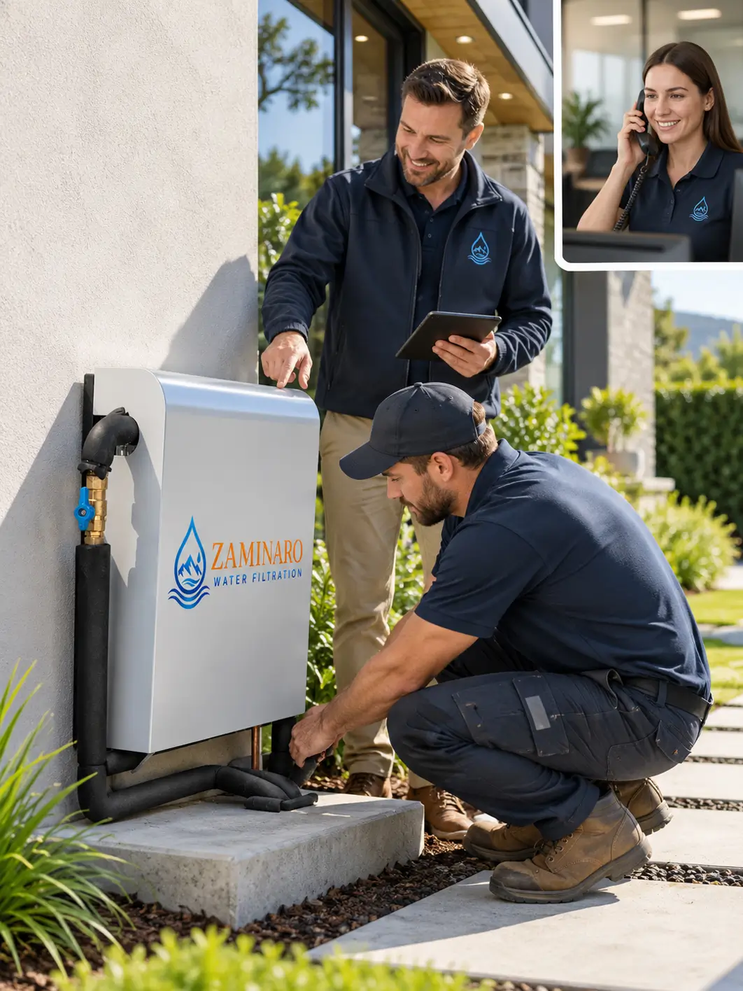 Assessors, plumbers and a support team